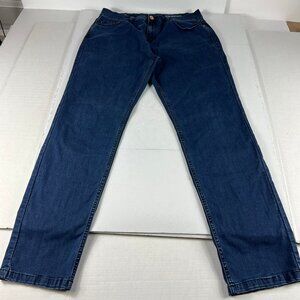 Mugsy Jeans Men 35x32* Studio Blues Casual Tapered Faded Stretch Denim Tag 36x34